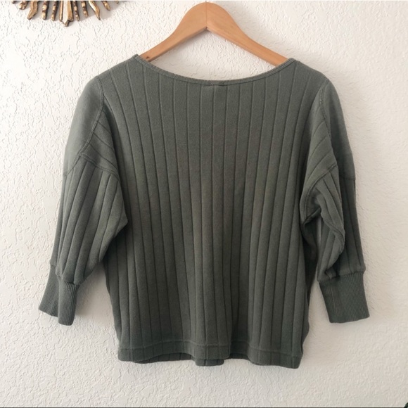 Free People Cross Front Sweatshirt - Picture 5 of 6